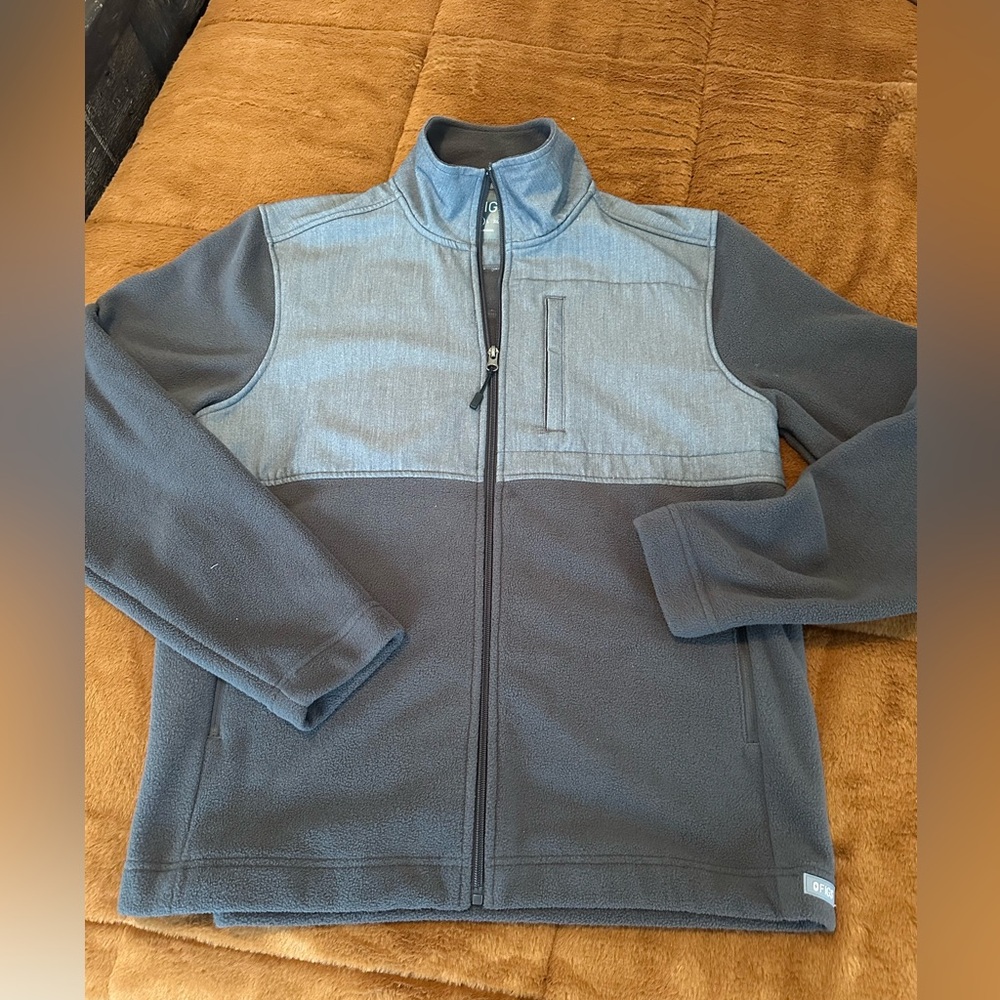 Figs Men's Two-Tone Gray Lightweight Jacket